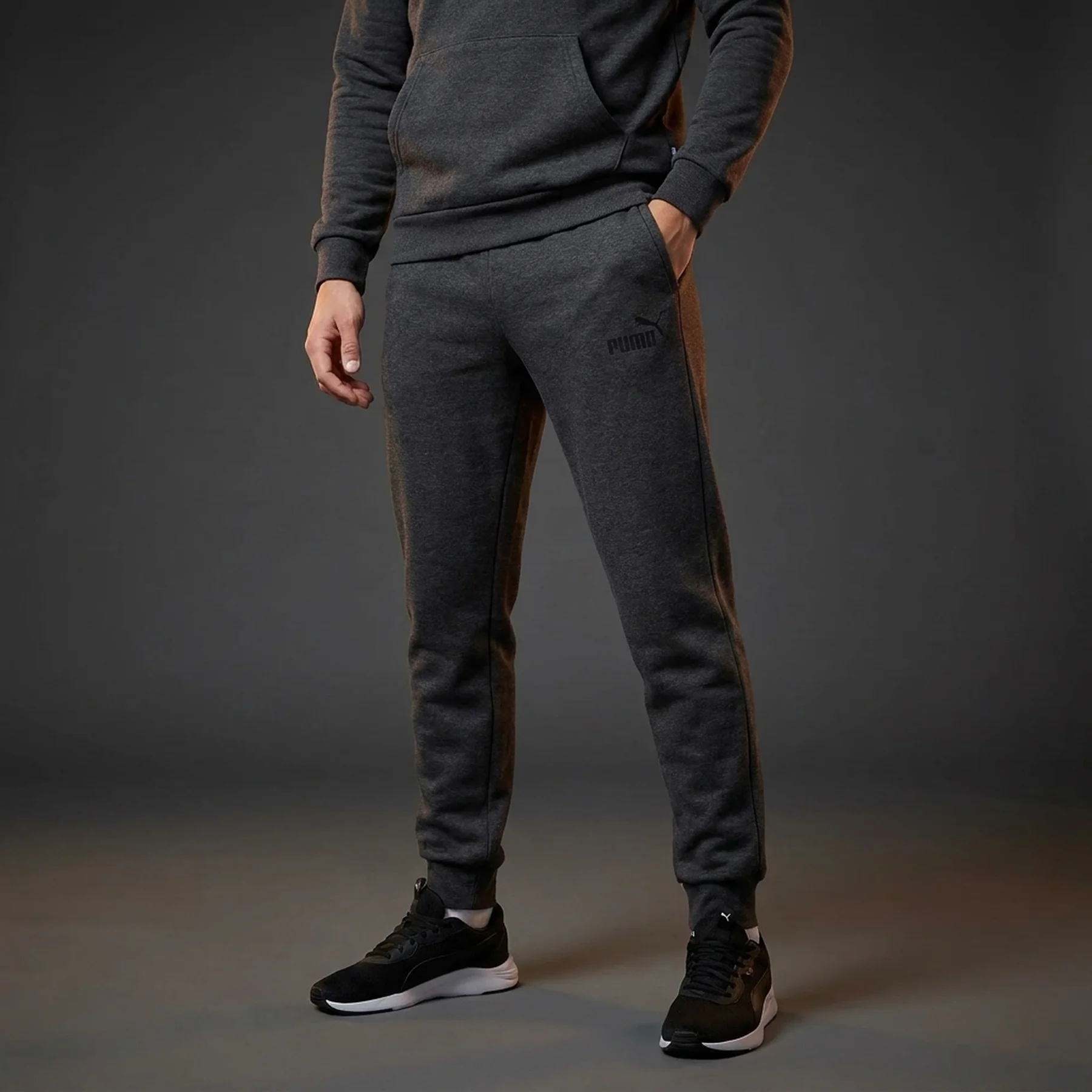Спортивні штани ESS Logo Pants 58671407 Puma S Темно-сірий