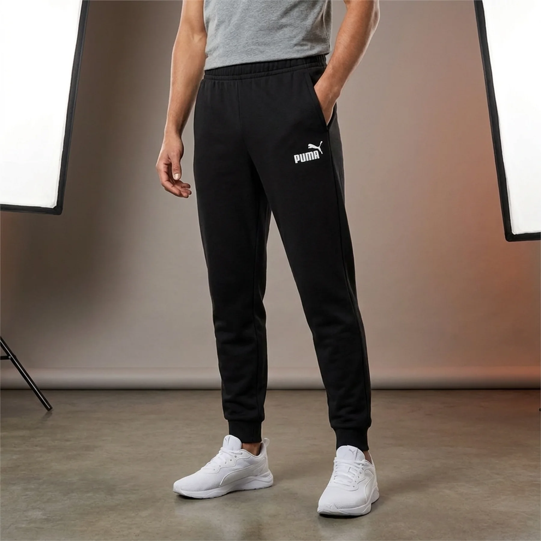 Спортивні штани ESS Logo Pants 58697301 Puma 116 Чорний