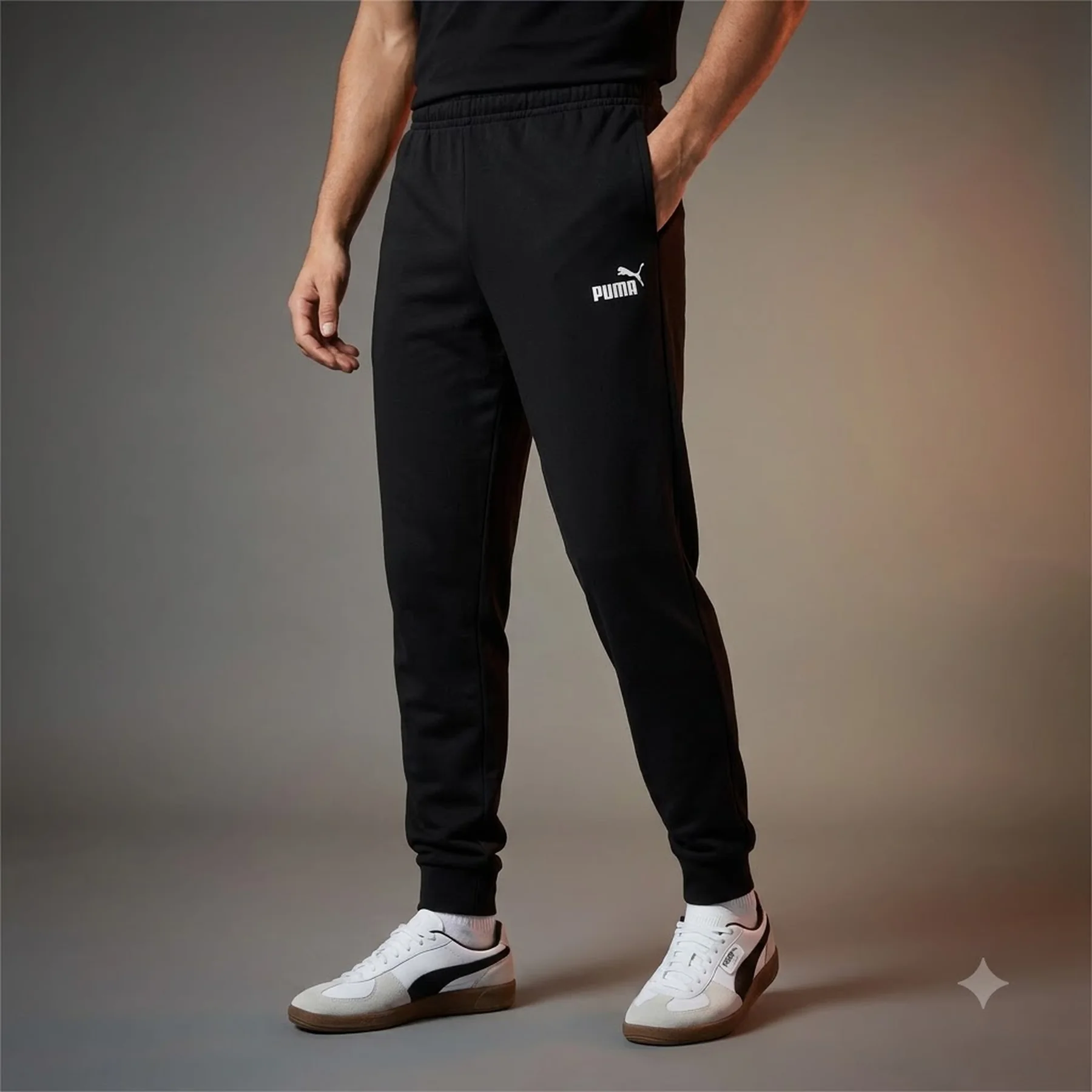Спортивні штани ESS No. 1 Logo Jersey Pants 68261801 Puma S Чорний