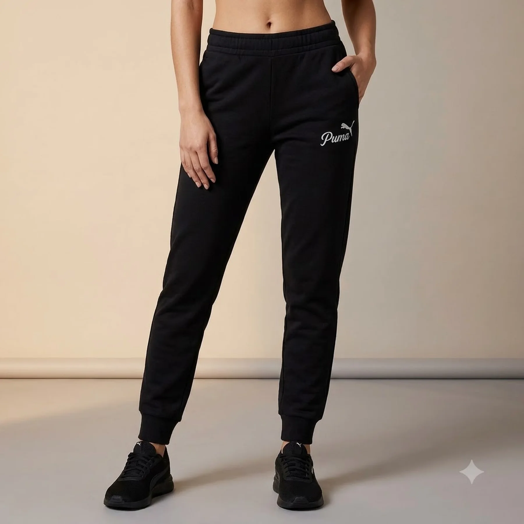 Спортивні штани ESS SCRIPT Sweatpants 68807401 Puma L Чорний