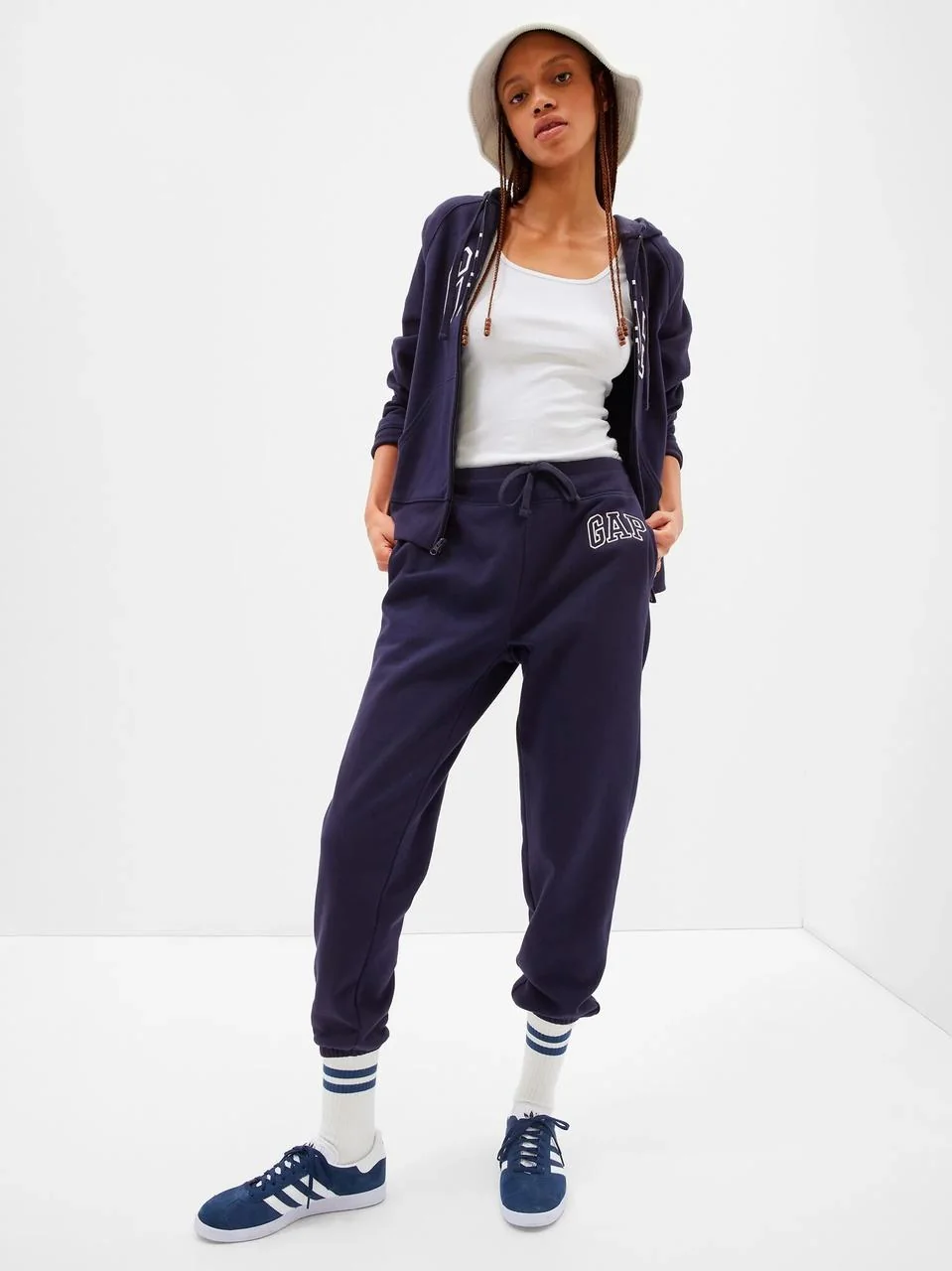 Спортивні штани LIGHT HEATHER GREY B08 463492-02 GAP XL Сірий