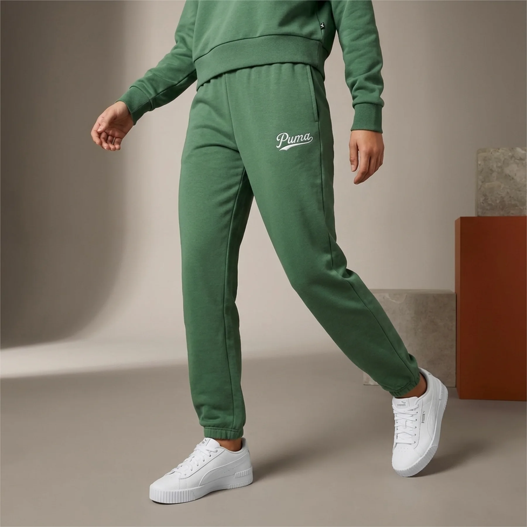 Спортивні штани SCRIPT Comfort Sweatpants 68498530 Puma L Зелений
