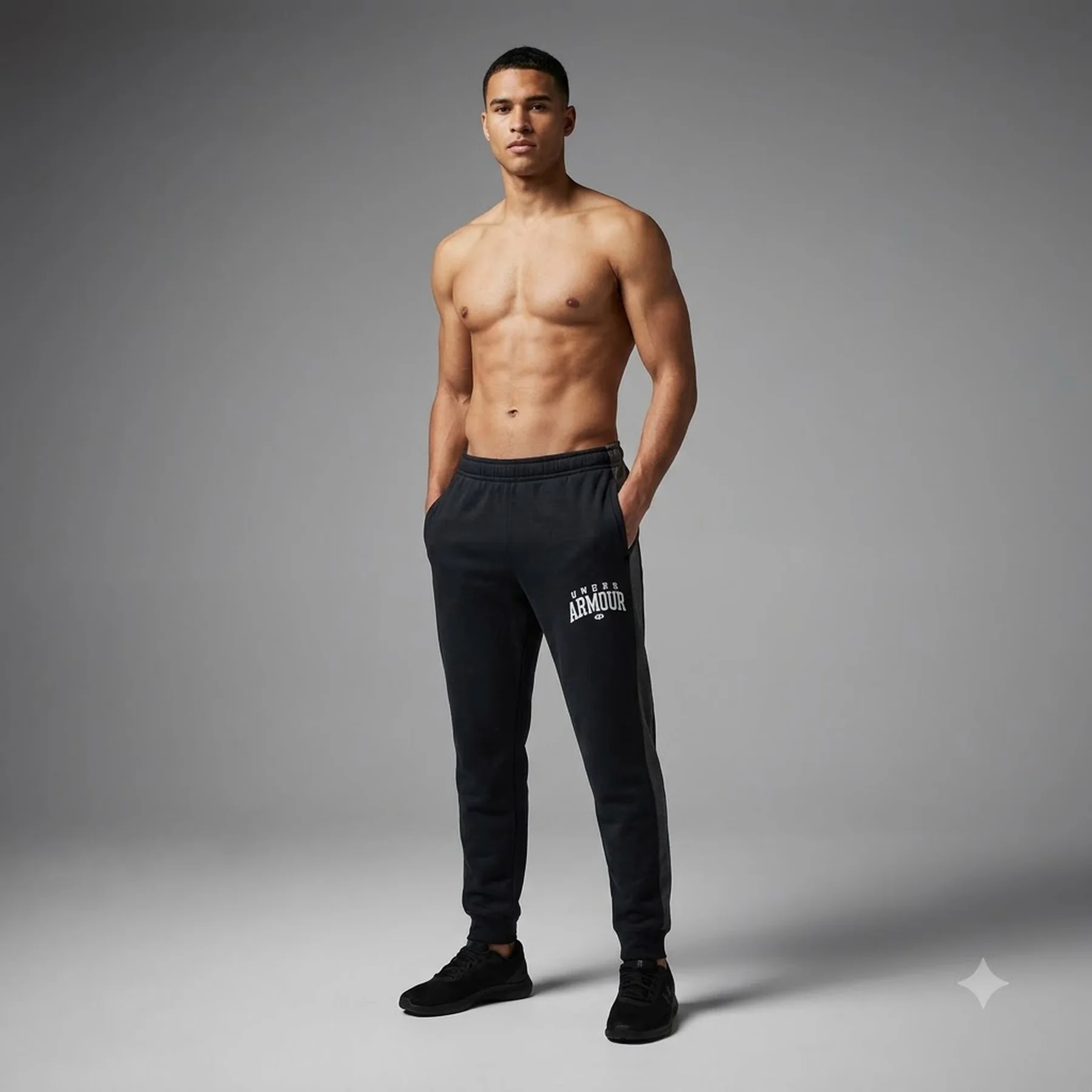 Спортивні штани UA Rival Flc CB Pants 6003954-001 Under Armour L Чорний