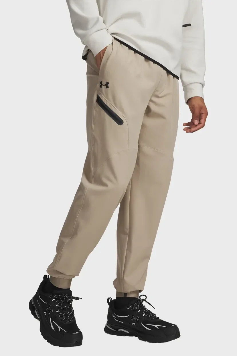 Спортивні штани UA Unstoppable Woven Jogger 1388823-299 Under Armour L Бежевий