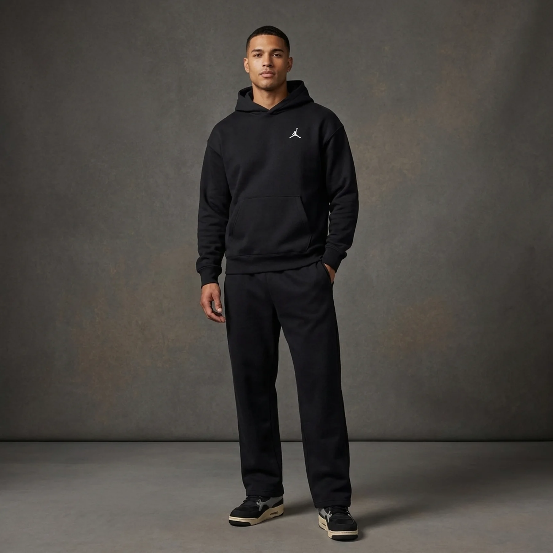 Спортивний костюм чоловічий Jordan Air Brooklyn Fleece (IB7235-010_IB7238-010)