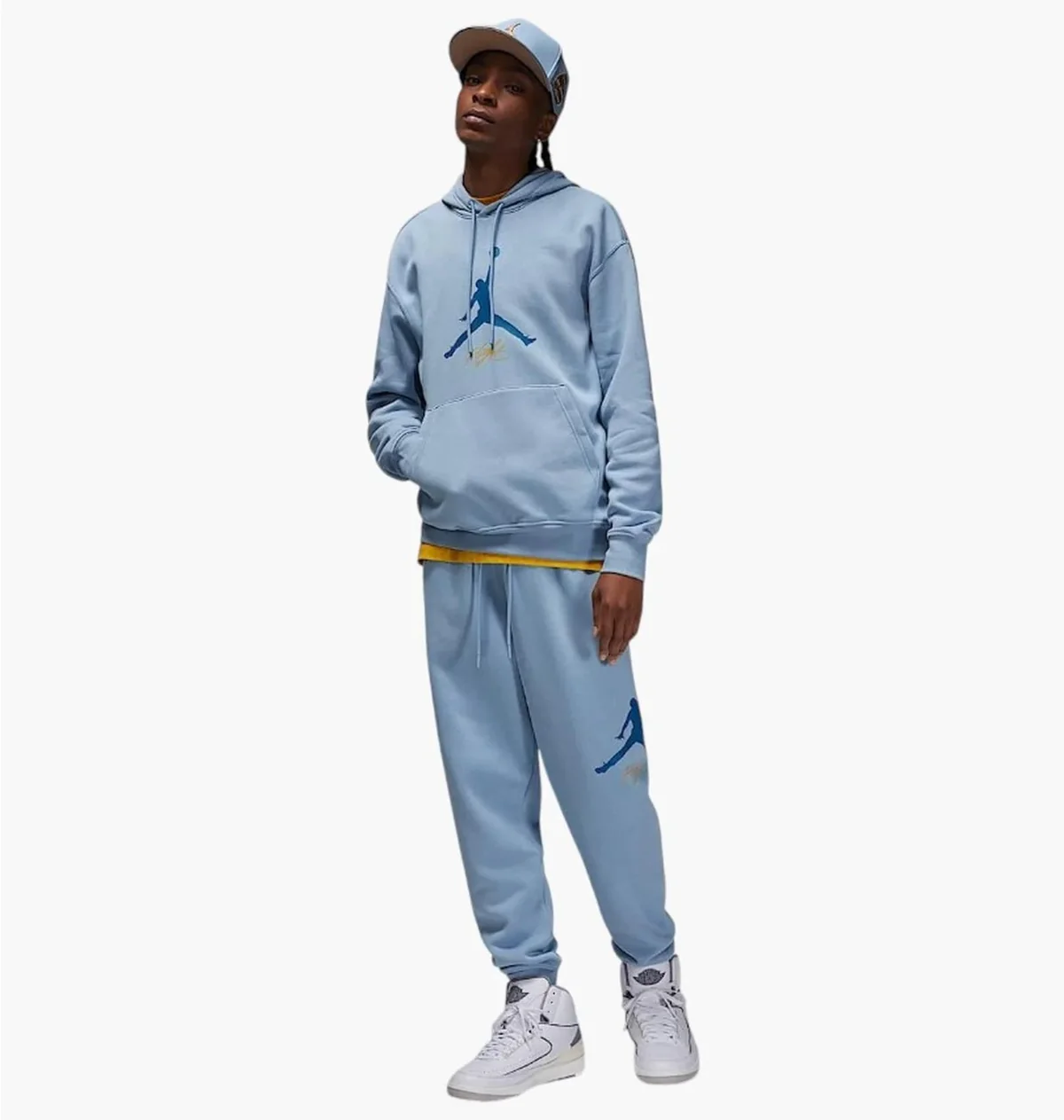 Спортивний костюм чоловічий Jordan M J Ess Flc Baseline Light Blue (FD7545-436__FD7345-436)