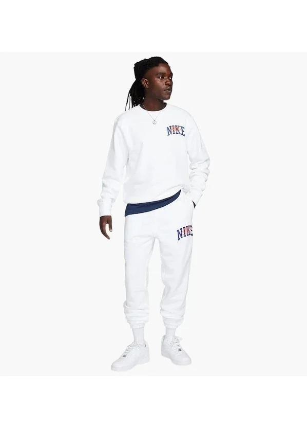 Спортивний костюм чоловічий Nike Club Fleece Brushed-Back White (FV4447-100__FV4453-100)