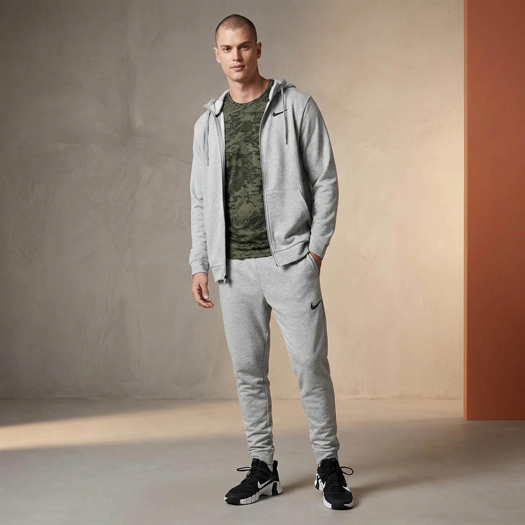 Спортивний костюм чоловічий Nike Dri-Fit Grey (CZ6376-063_CZ6379-063)