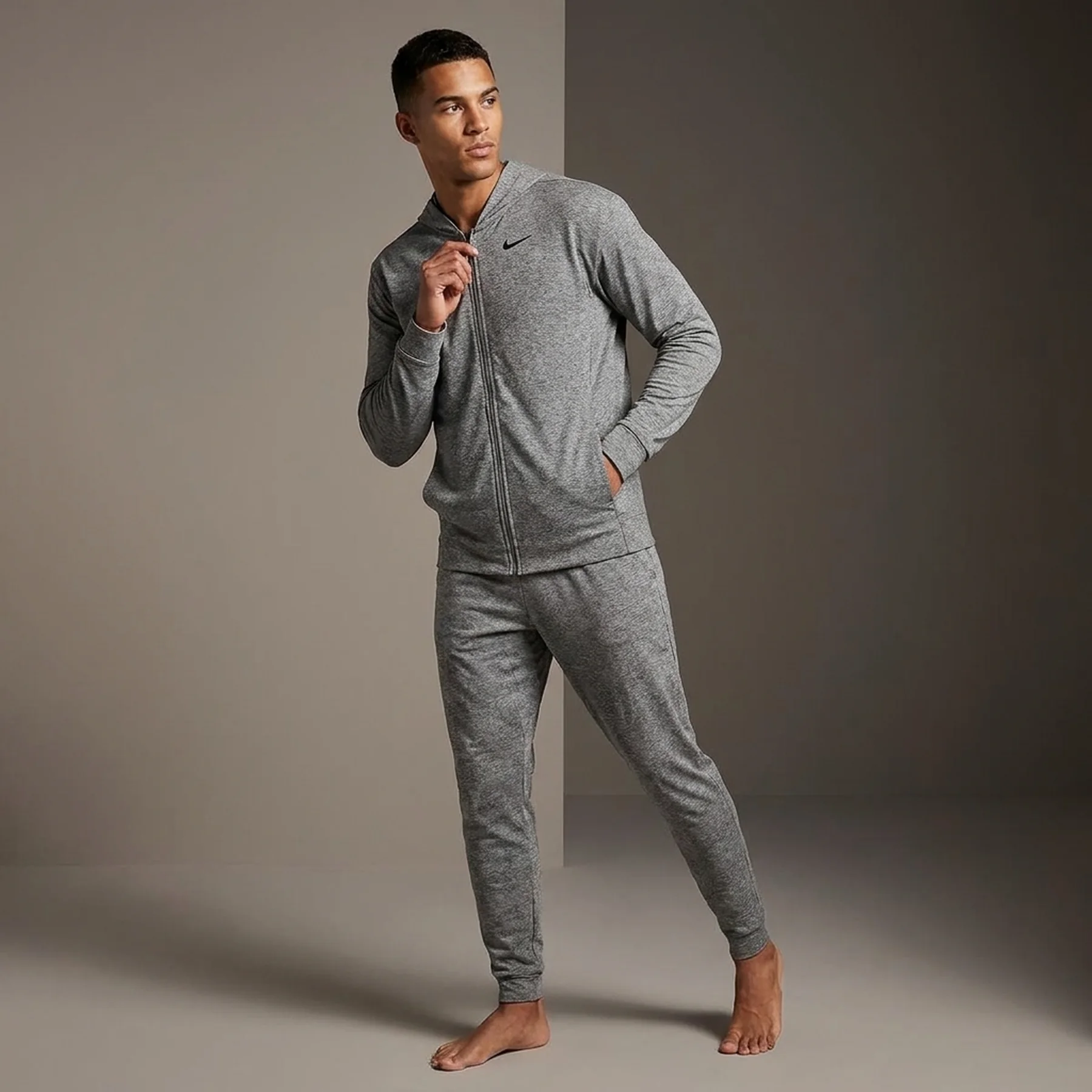 Спортивний костюм чоловічий Nike M Dry Grey (BQ2864-032__AT5696-032)