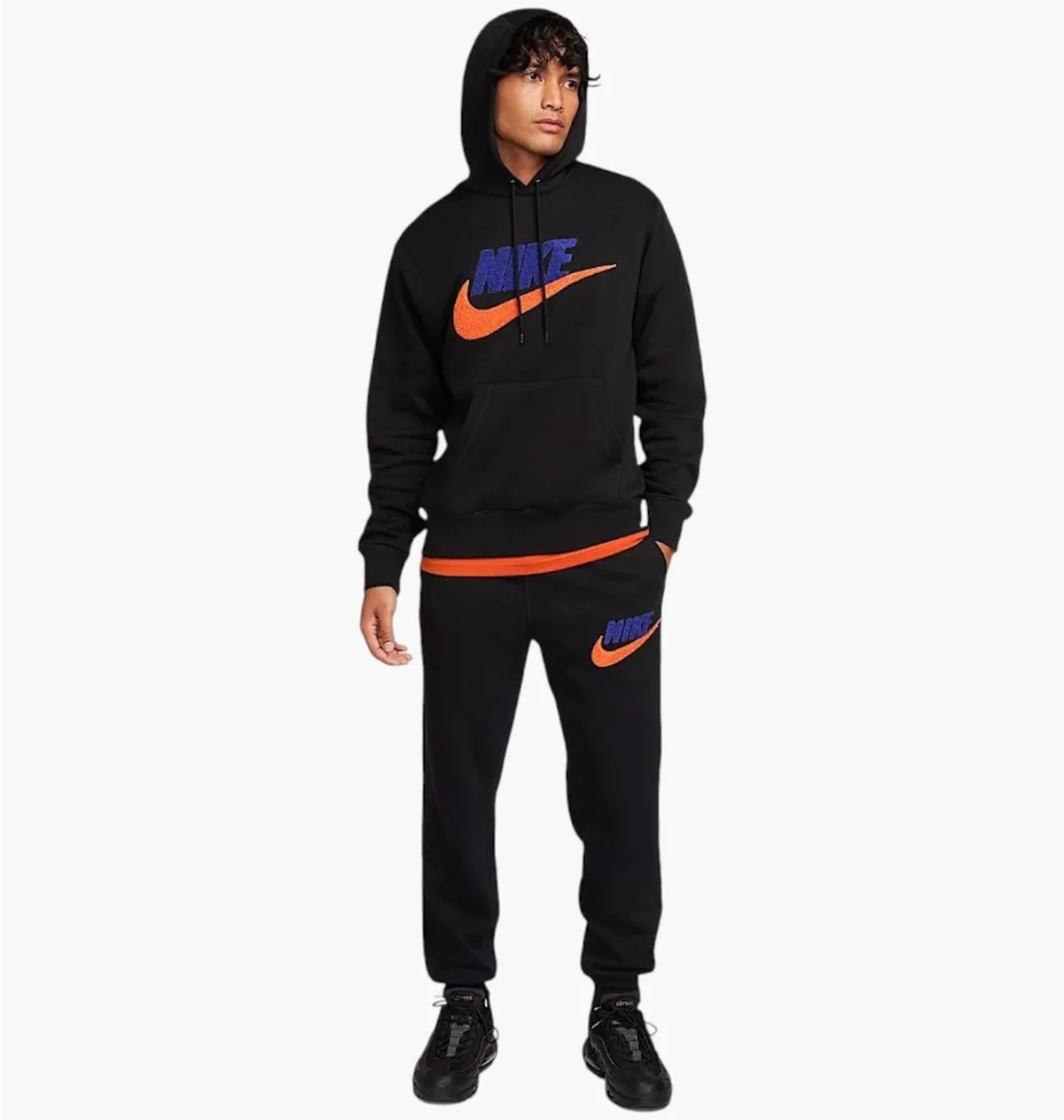 Спортивний костюм чоловічий Nike M Nk Club Bb Po Chnl Ftra Black (FN3104-010__FN3094-010)