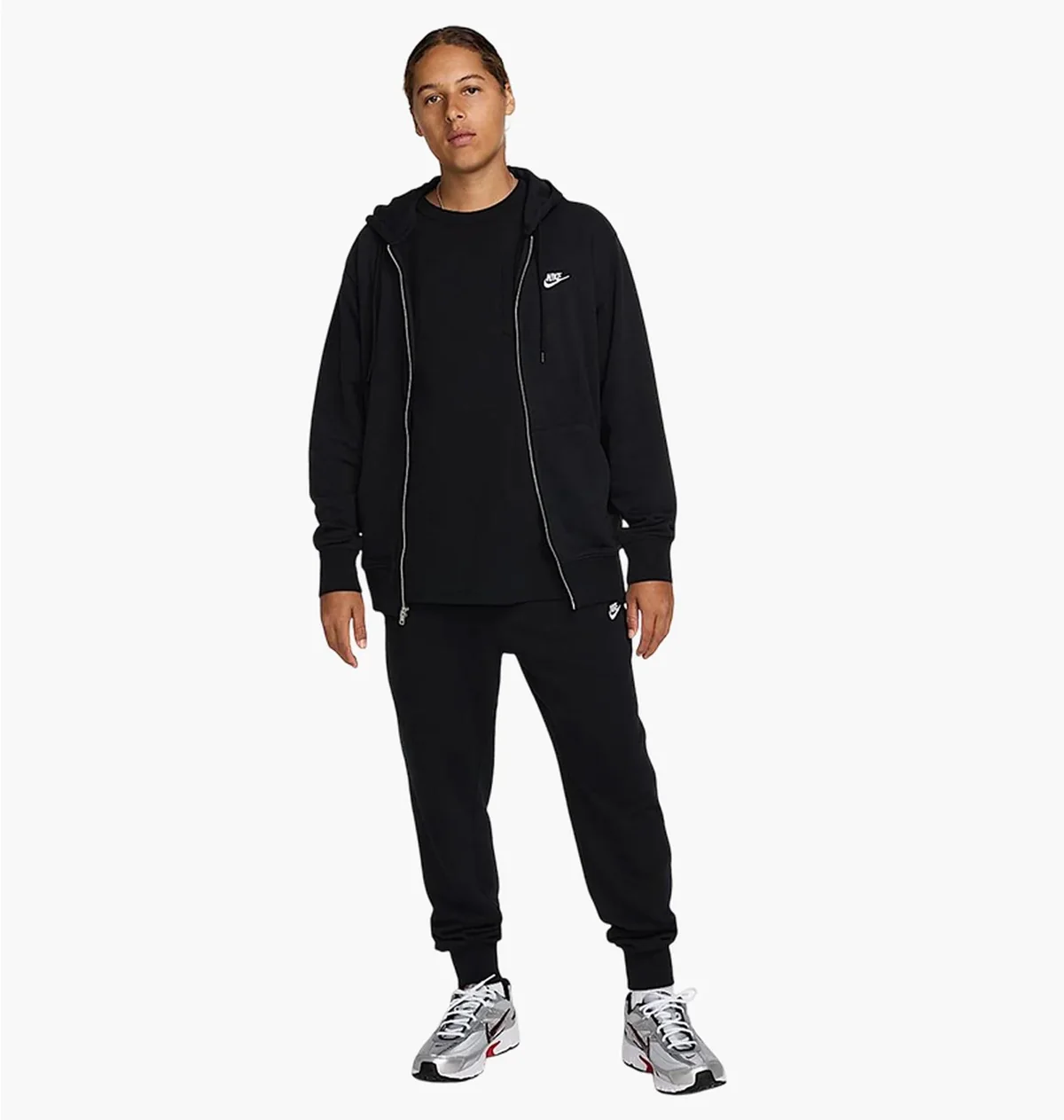 Спортивний костюм чоловічий Nike M Nk Club Ft Fz Black (FN3884-010__FN3801-010)