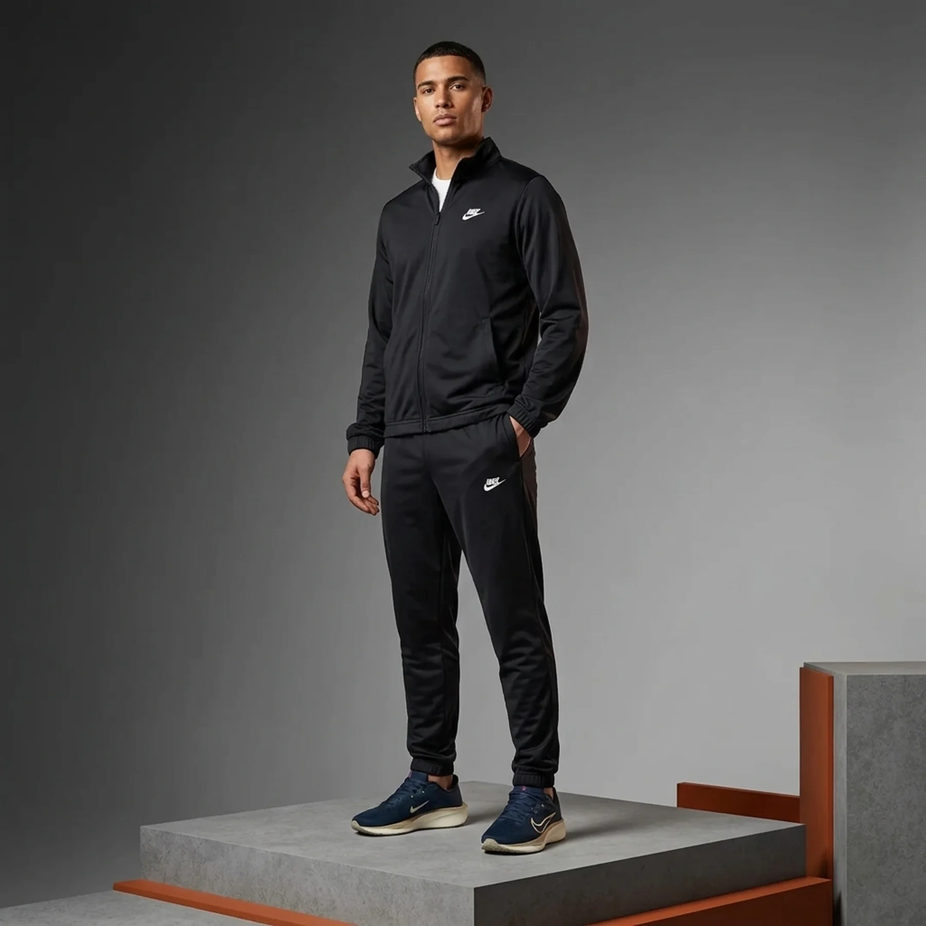 Спортивний костюм чоловічий Nike M Nk Club Pk Trk Suit (FB7351-010)