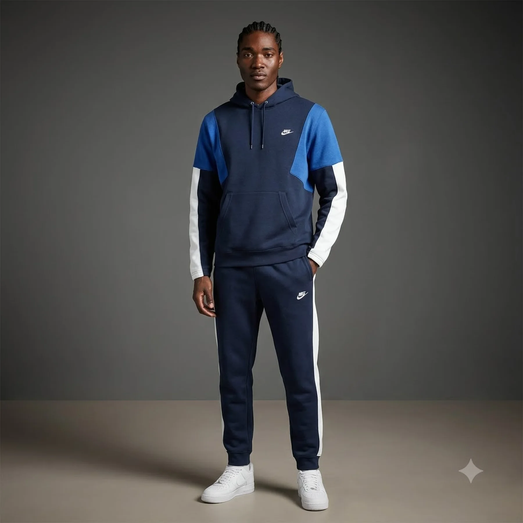 Спортивний костюм чоловічий Nike Nike M Club Fleece Hded Track Gx (HV1165-451)
