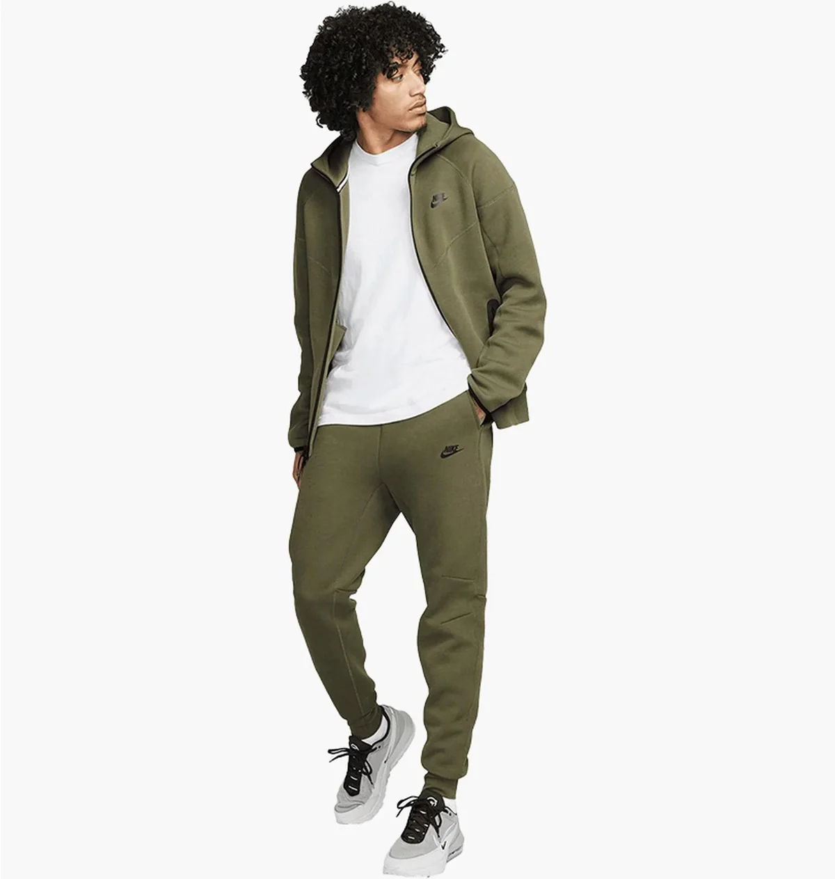 Спортивний костюм чоловічий Nike Sportswear Tech Fleece Tracksuit Green (FB7921-222__FB8002-222)
