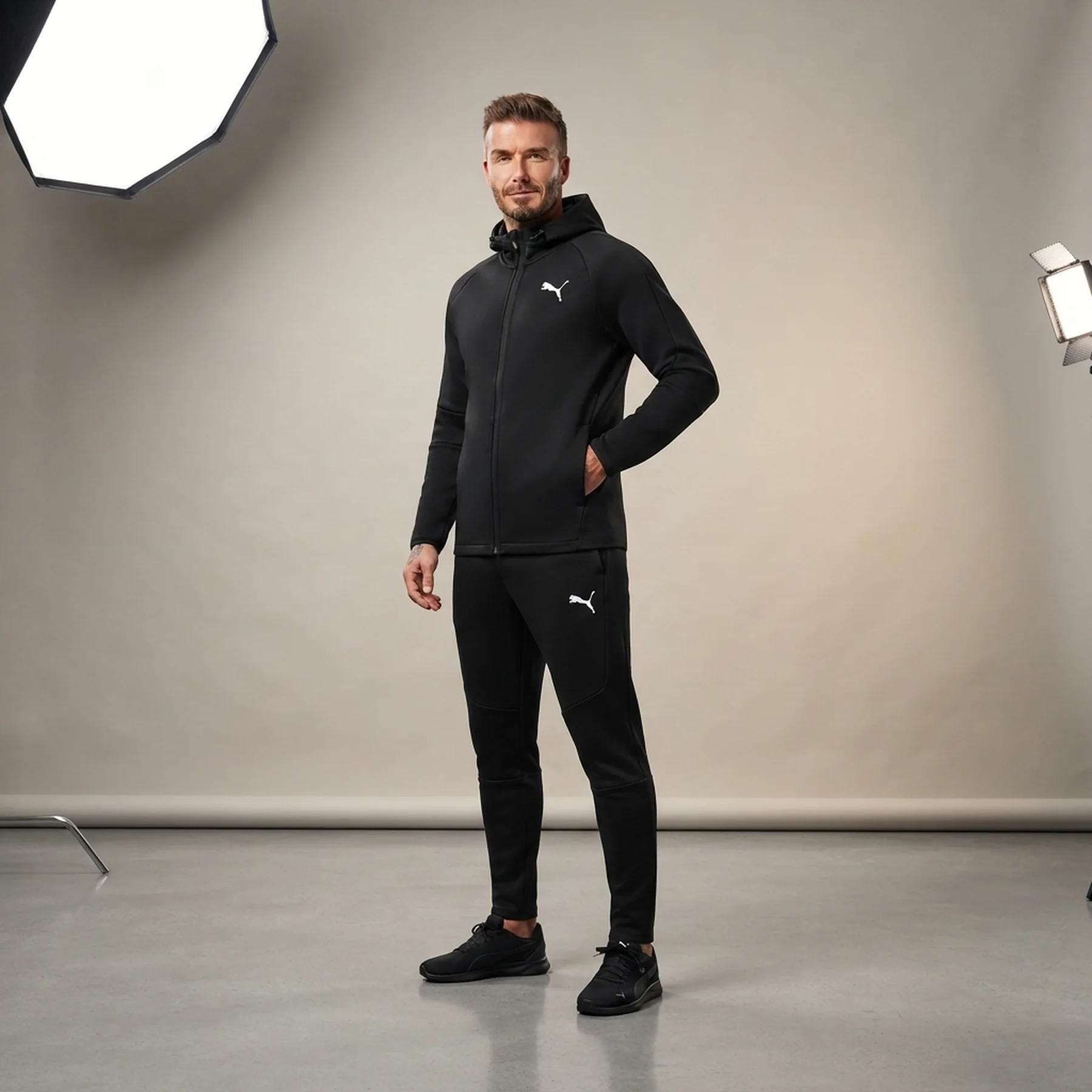Спортивний костюм чоловічий Puma Evostripe Black (585812-01__585814-01)