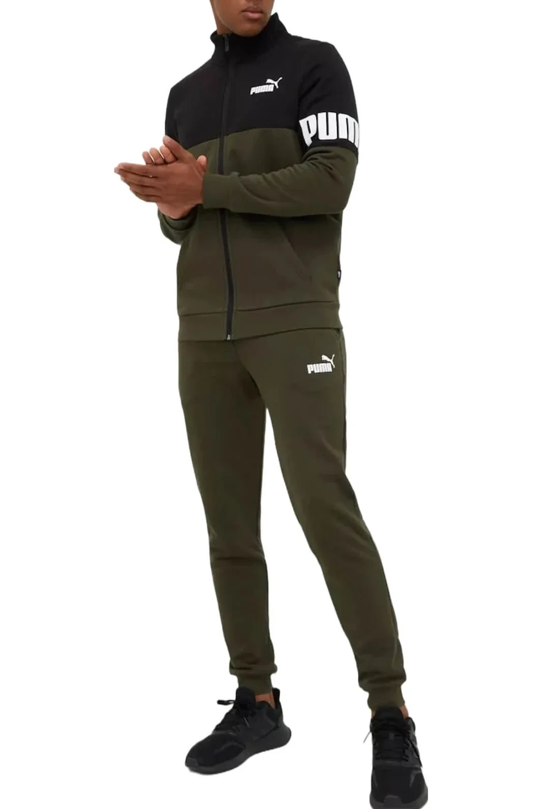Спортивний костюм чоловічий Puma Power Fleece Olive 670038-70 (670038-70)