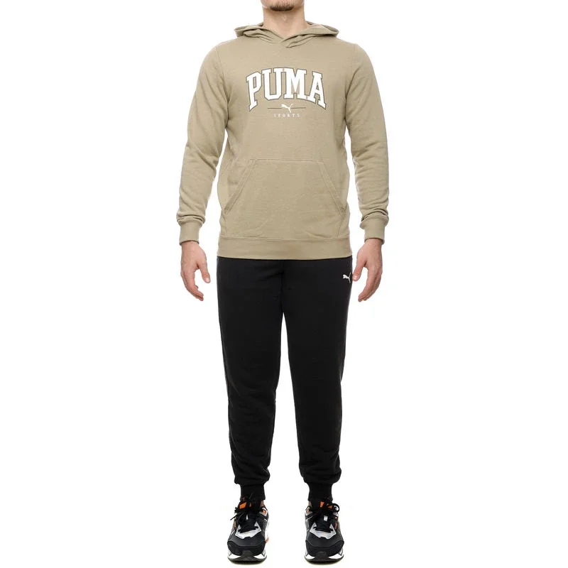 Спортивний костюм чоловічий Puma Squad Hooded Suit Beige/Black (681901-67)