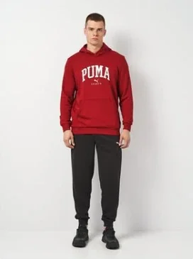 Спортивний костюм чоловічий Puma Squad Hooded Tracksuit Bordo/Black (681901-13)