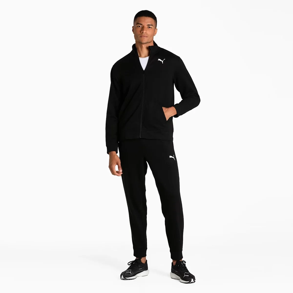 Спортивний костюм чоловічий Puma Train Fav Knitted Tracksuit Black (521682-01)