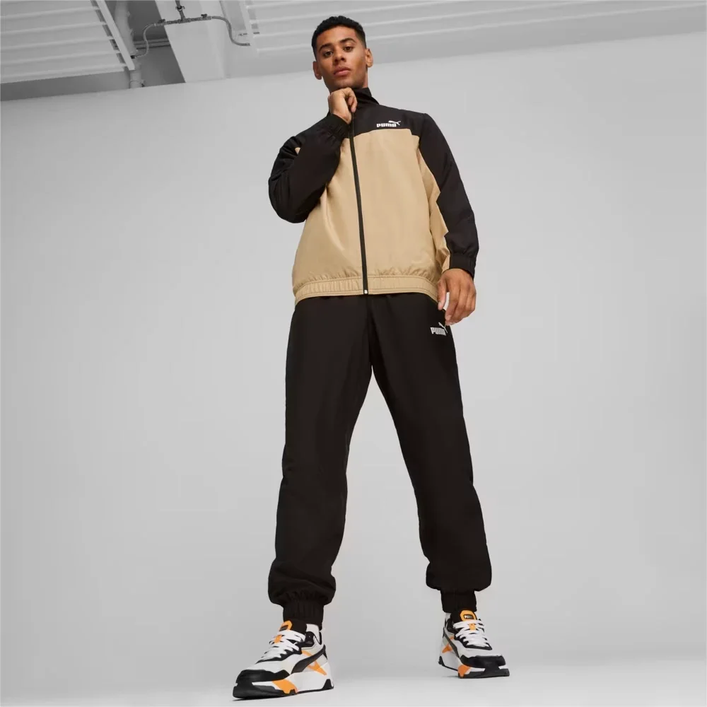 Спортивний костюм чоловічий Puma Woven Tracksuit Beige/Black (678887-83)