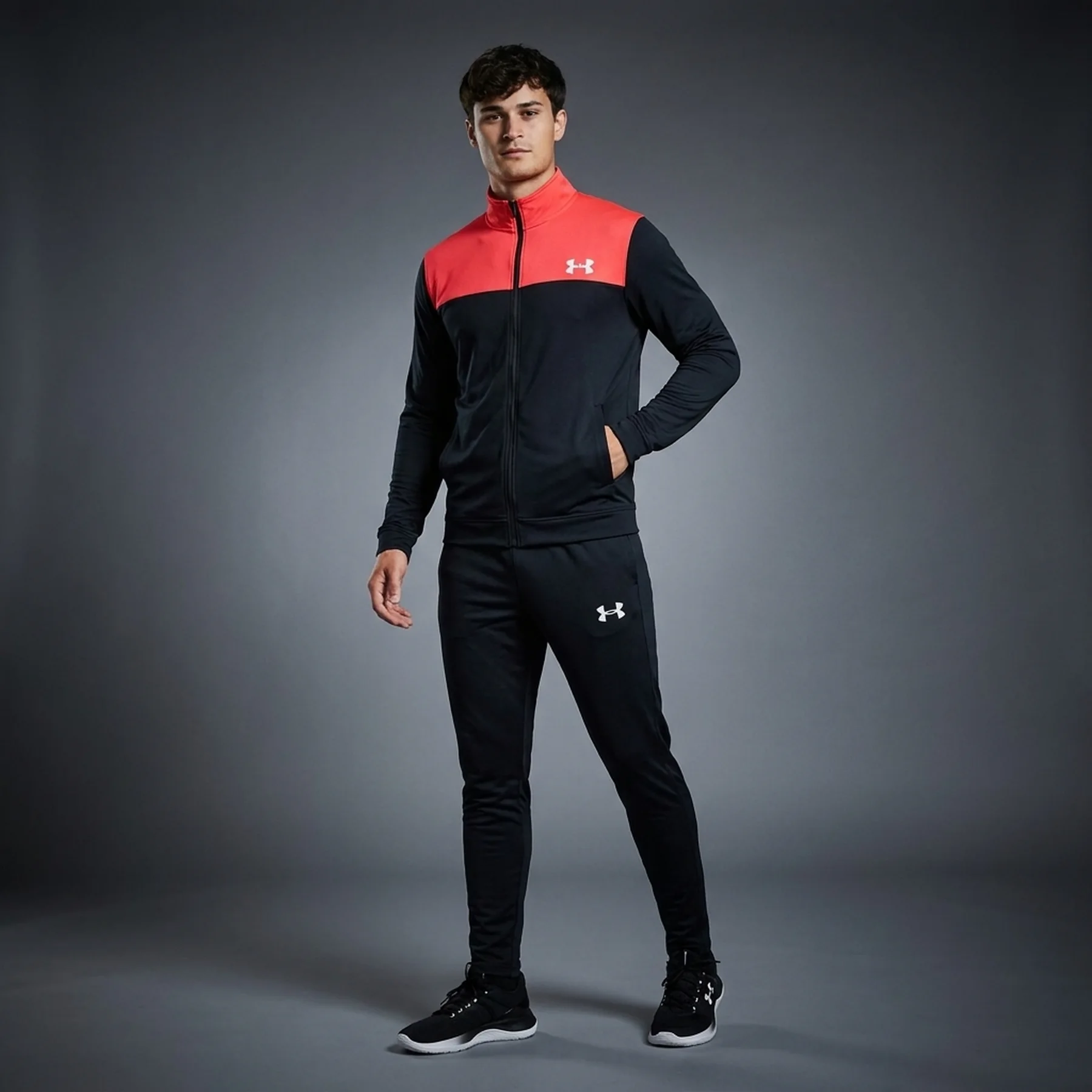 Спортивний костюм чоловічий Under Armour Emea Tracksuit Novelty (1366212-006)