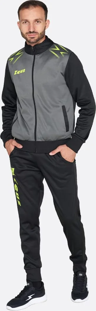 Спортивний костюм чоловічий Zeus Tuta Easy Black/Grey (Z01587)