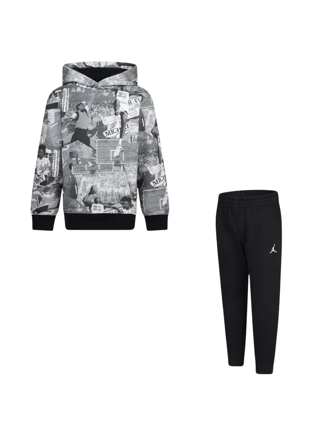 Спортивний костюм дитячий Brooklyn Aop Grey/Black (85D324-023)