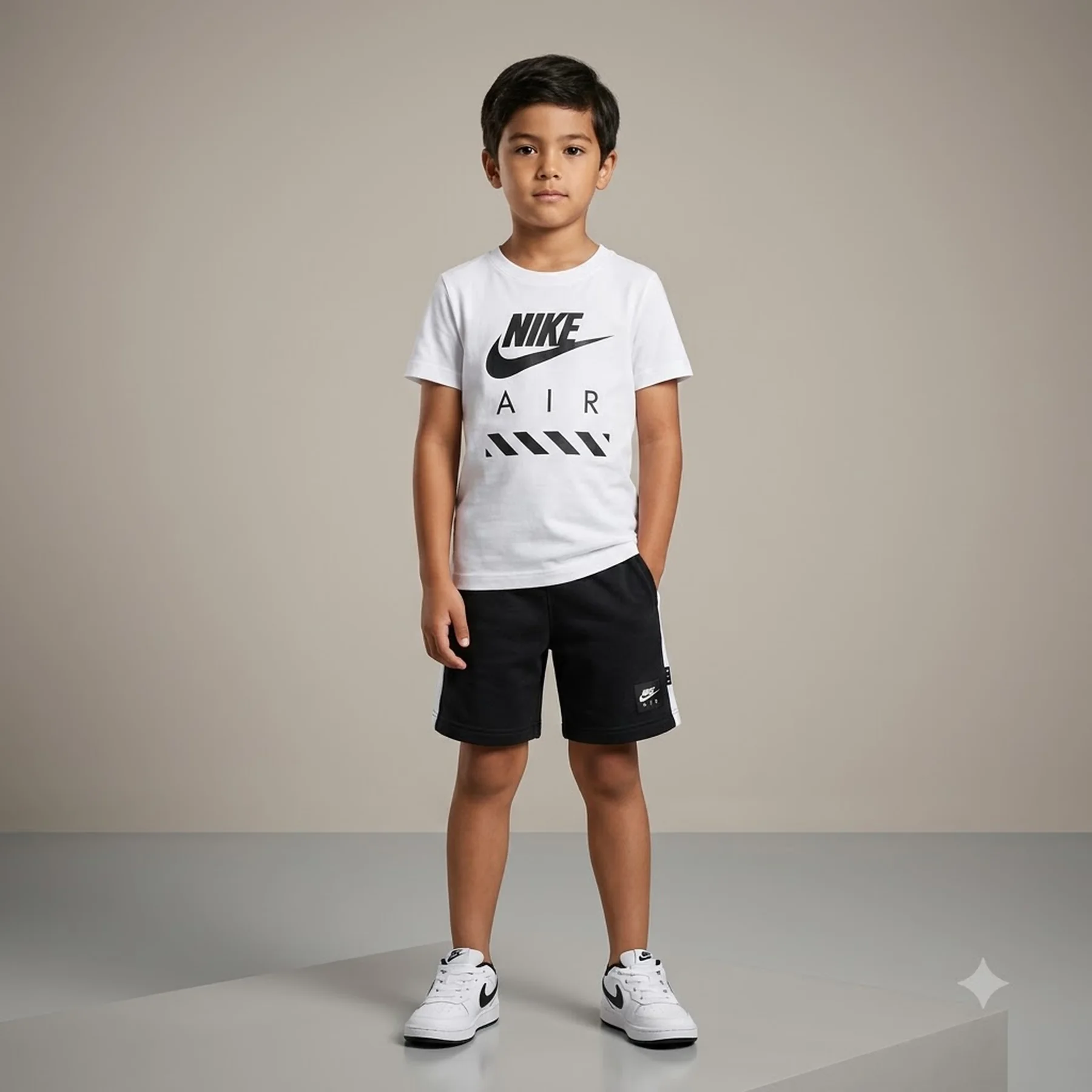 Спортивний костюм дитячий Ir White/Black (86M753-023)