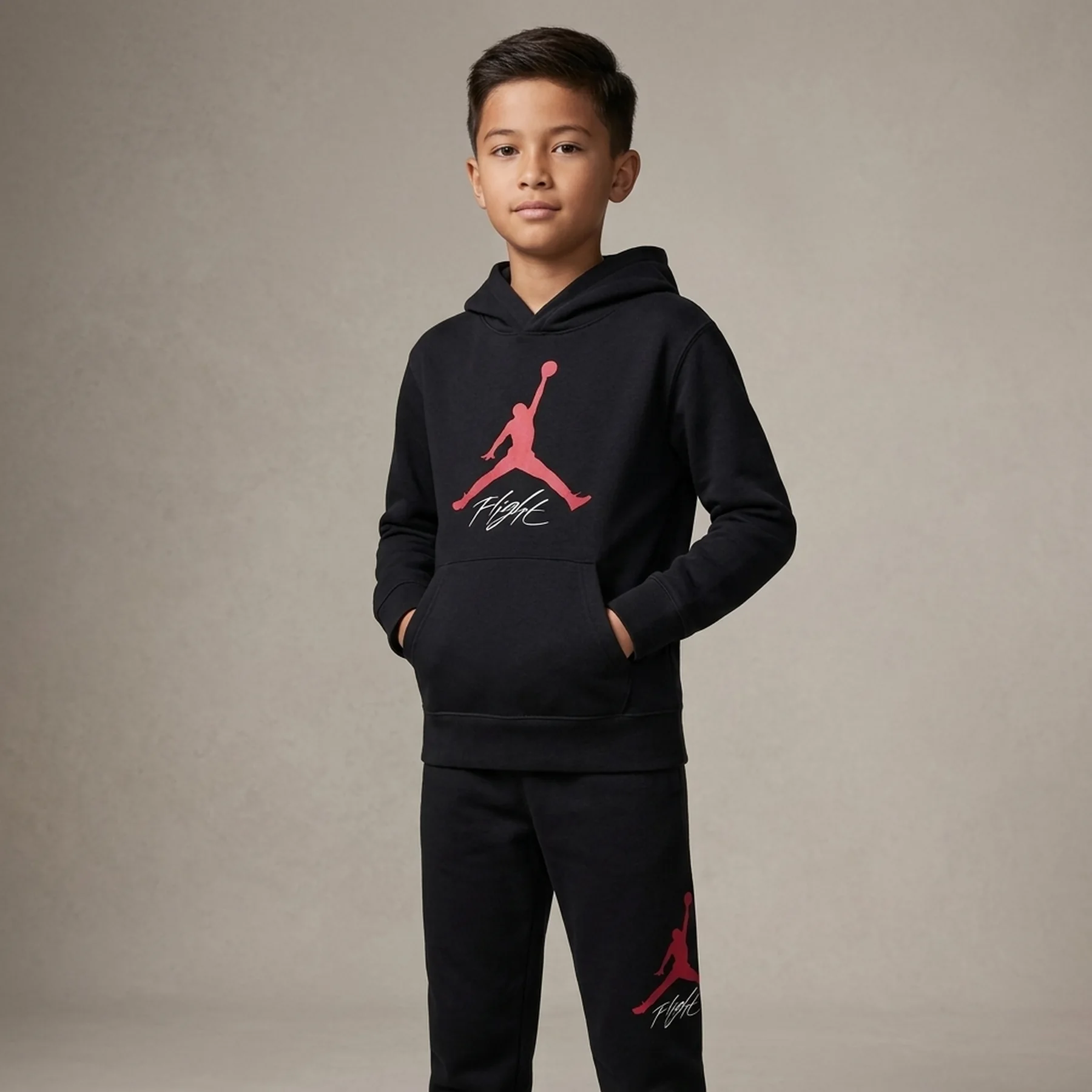 Спортивний костюм дитячий Jordan Baseline Black (95D277-023__95D289-023)