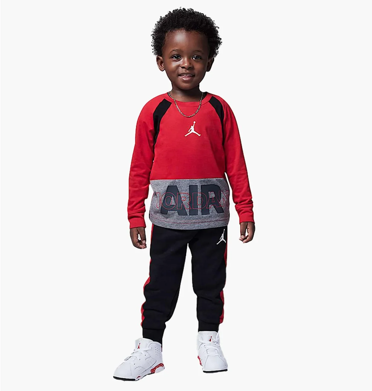 Спортивний костюм дитячий Jordan Baseline Raglan Crew Set Toddler Multi (75C053-KR5)