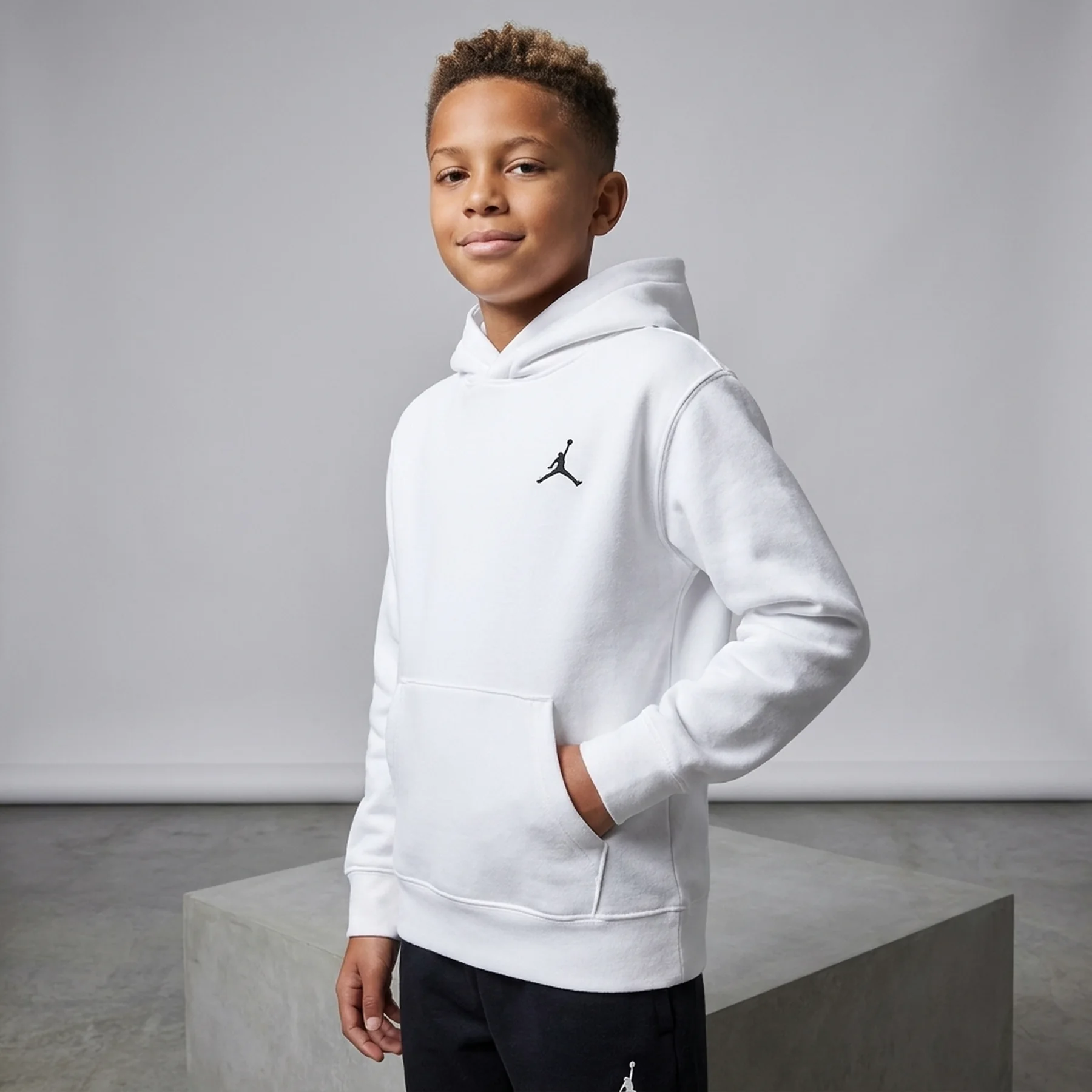 Спортивний костюм дитячий Jordan Brooklyn Fleece White (95F116-001)