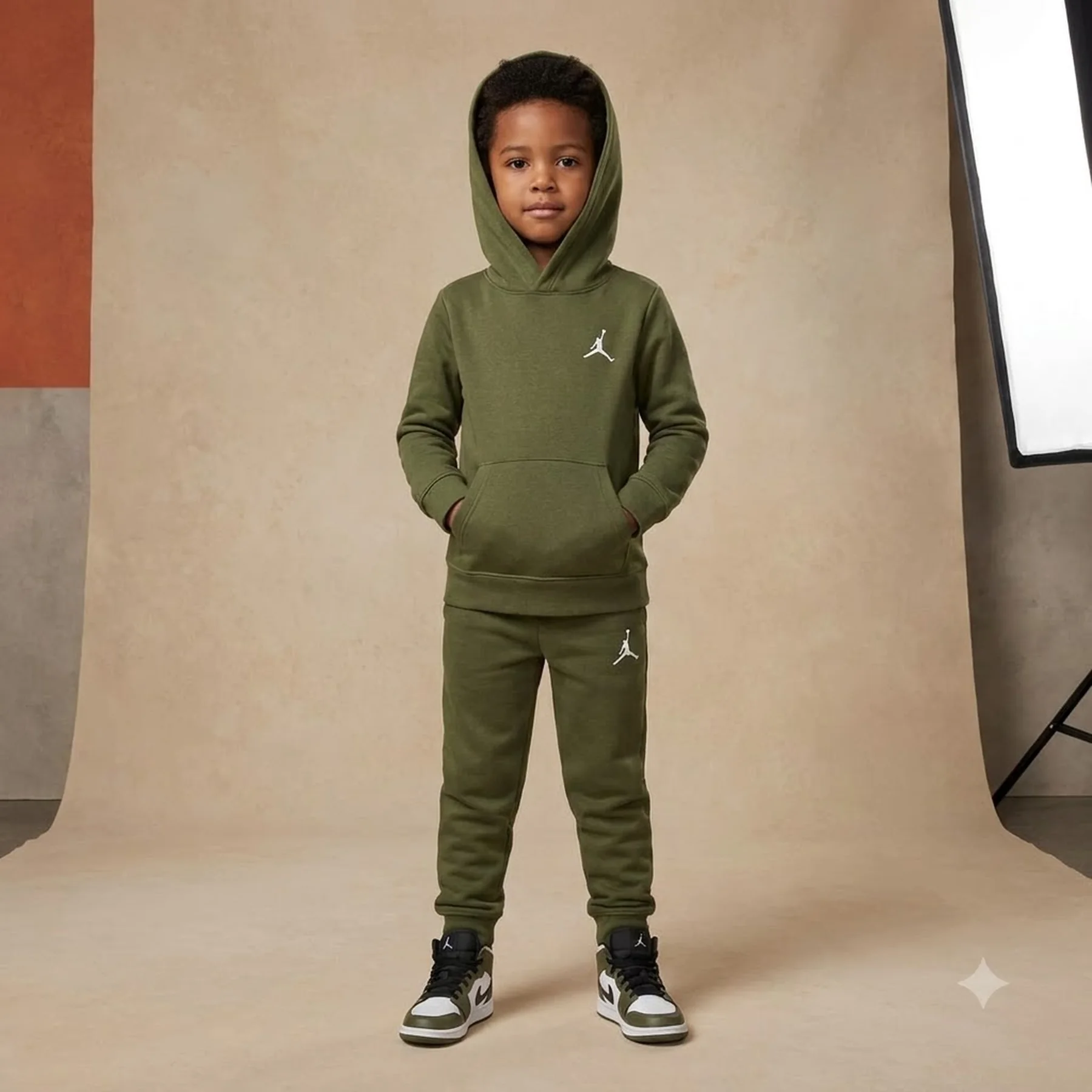 Спортивний костюм дитячий Jordan Essentials Flc Po Set (85C589-EF9)