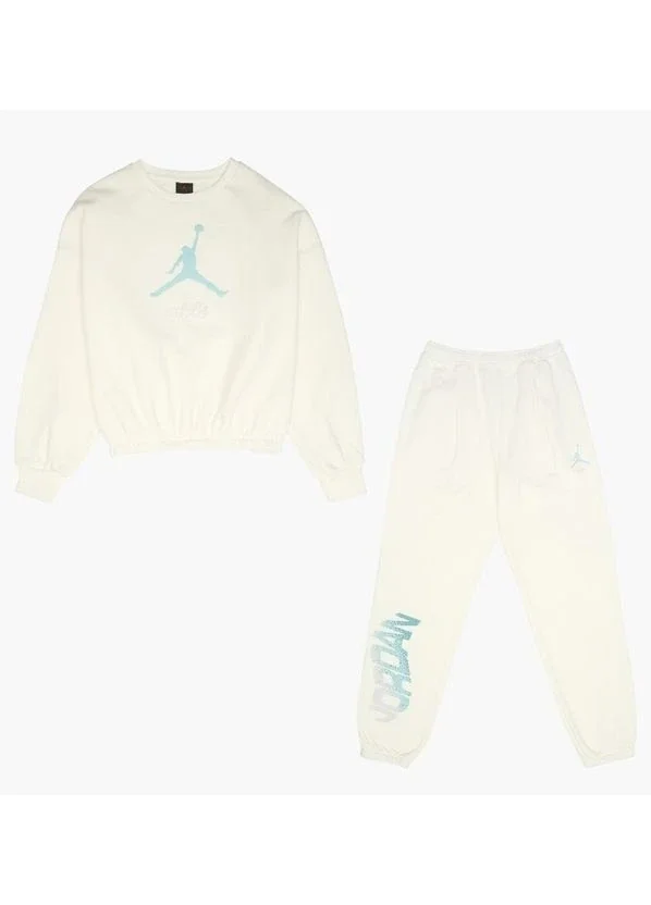 Спортивний костюм дитячий Jordan Jumpman Club Pleated Fleece Beige (45F410-782__45F412-782)