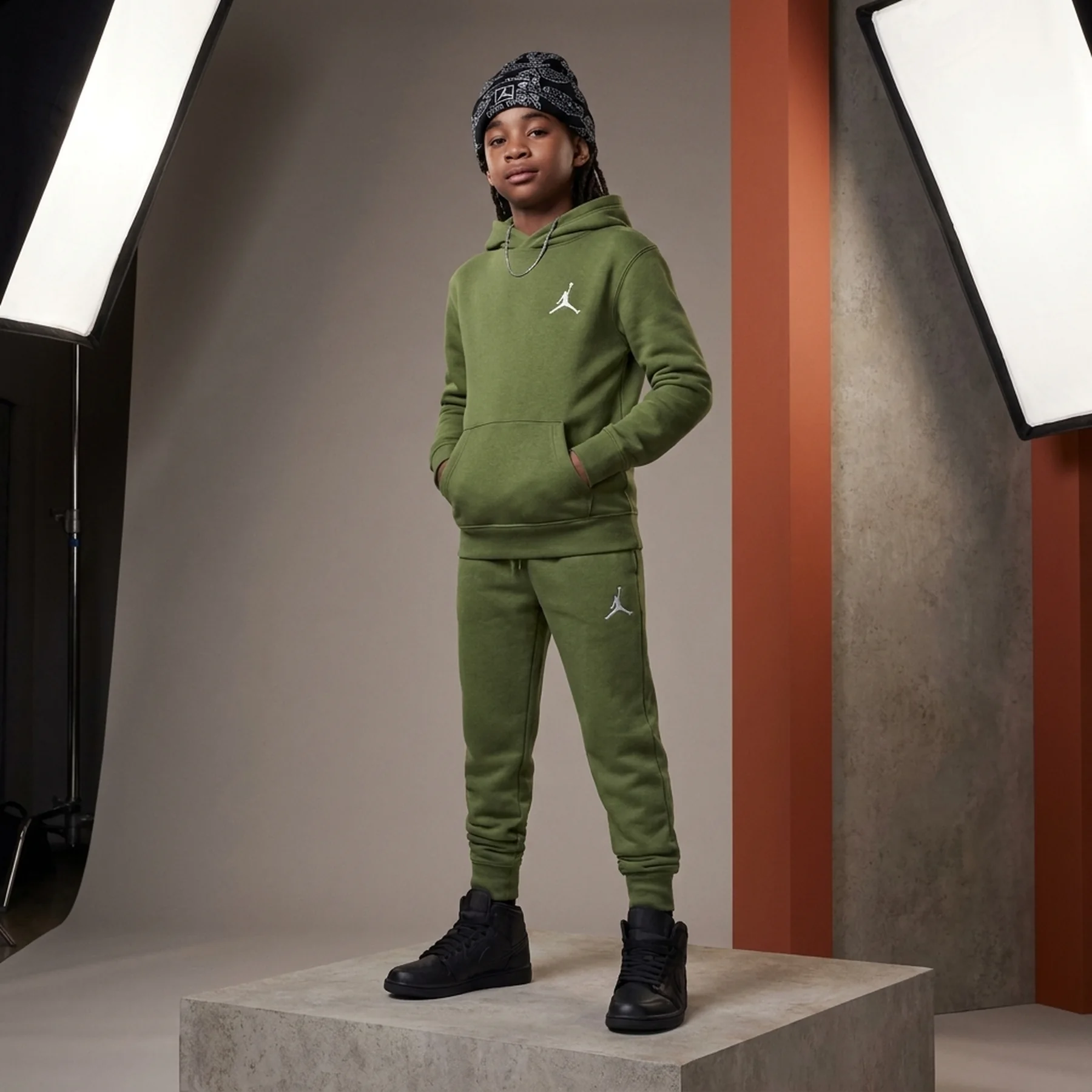 Спортивний костюм дитячий Jordan Jumpman Sustainable Olive (95C551-EF9__95C549-EF9)
