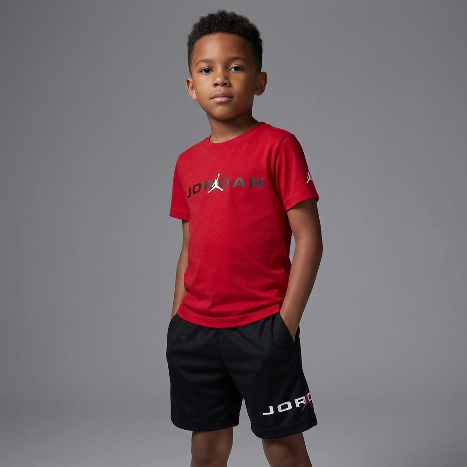 Спортивний костюм дитячий Jordan Little Kids' Baseline 2-Piece Mesh Shorts Set (85D676-023)