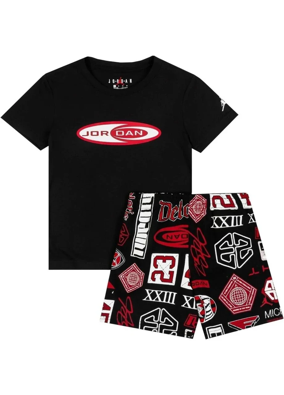 Спортивний костюм дитячий Jordan Mj Brooklyn Aop Short Set (85D662-023)