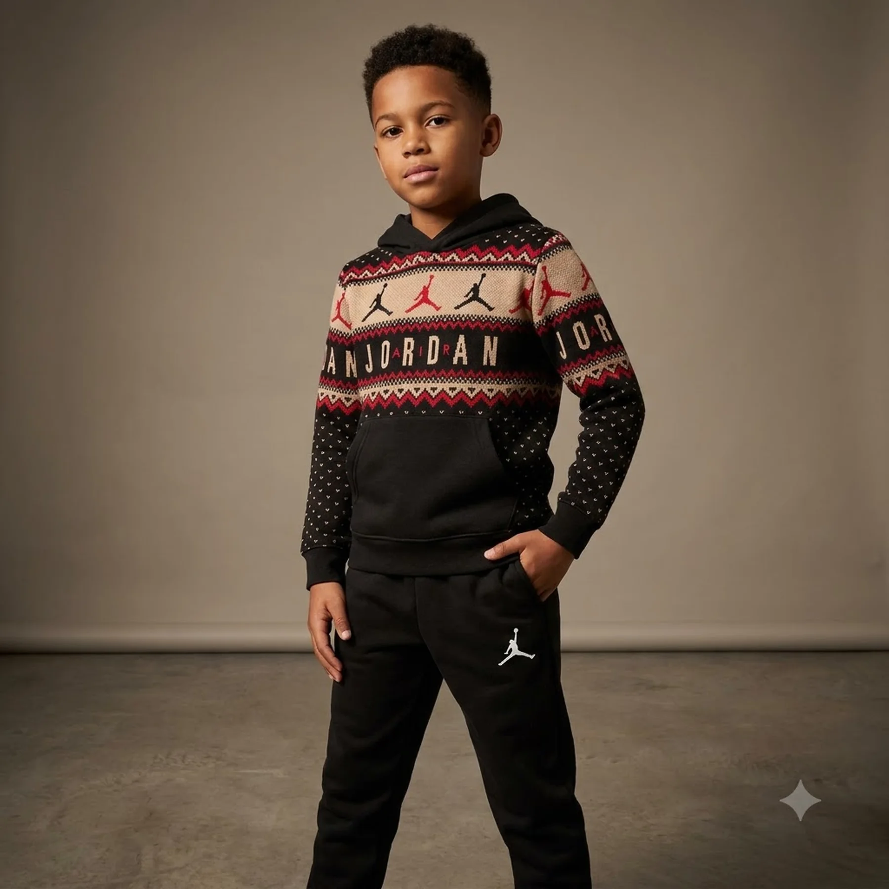 Спортивний костюм дитячий Jordan Mj Holiday Black/Multi (85C785-023)