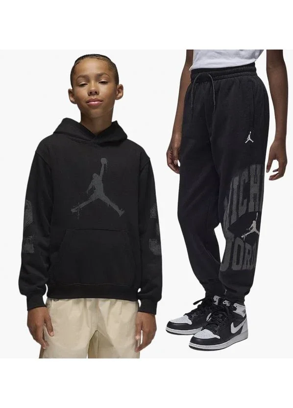 Спортивний костюм дитячий Jordan Mvp Jumpman Fleece Black (95F097-023__95F096-023)