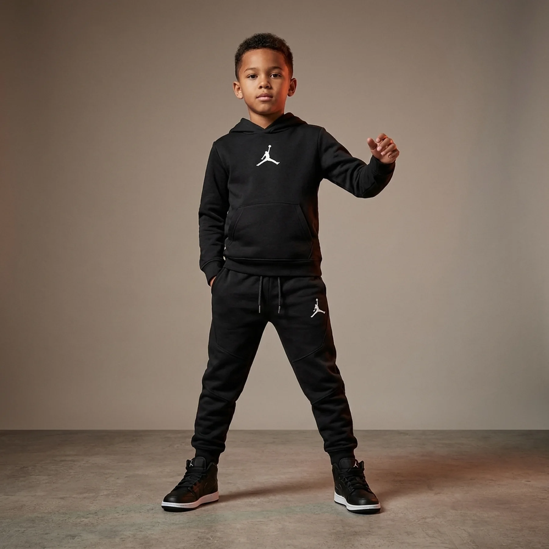 Спортивний костюм дитячий Jordan Sport Crossover Po Black (9BD285-023__9BD286-023)