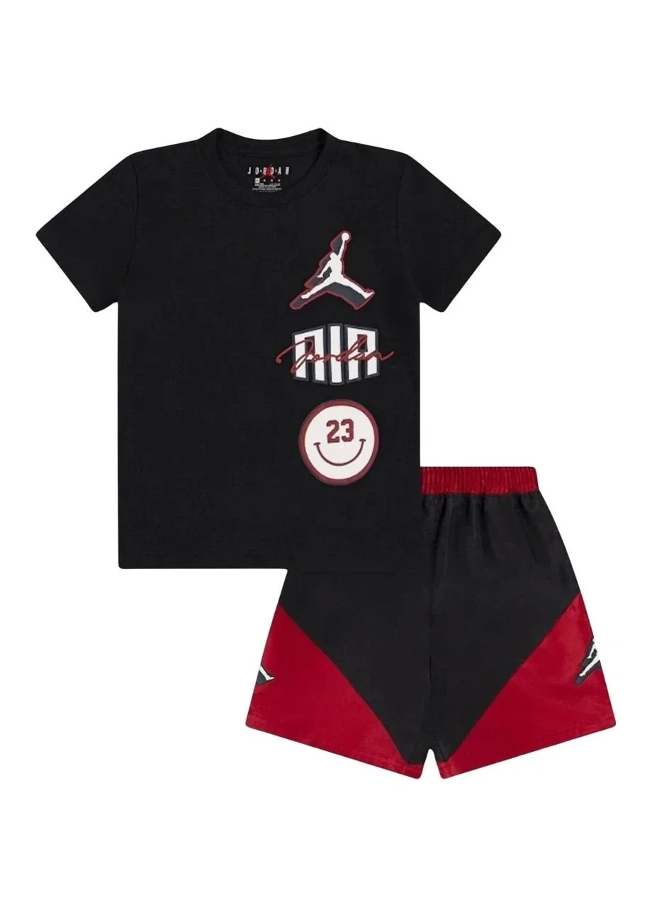 Спортивний костюм дитячий Jordan Stacked Short Preschool Lifestyle Matching Set Black (85D768-023)