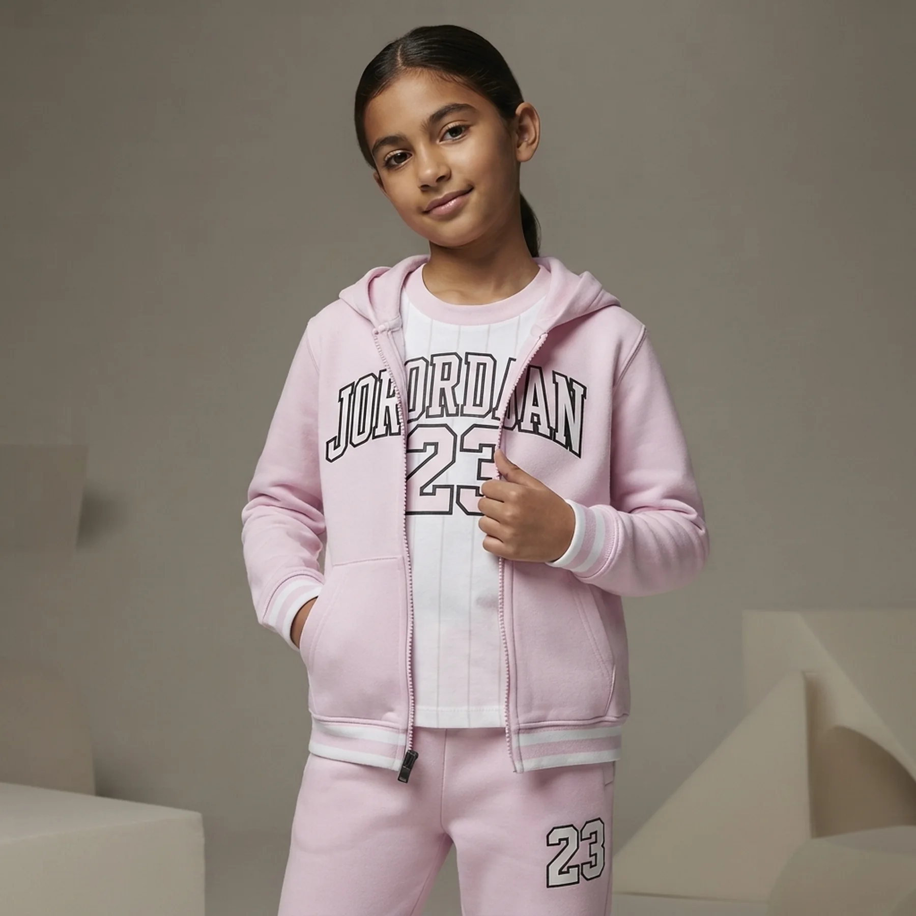 Спортивний костюм дитячий Jordan Sweat Sets Pink/White (35F275-A9Y)