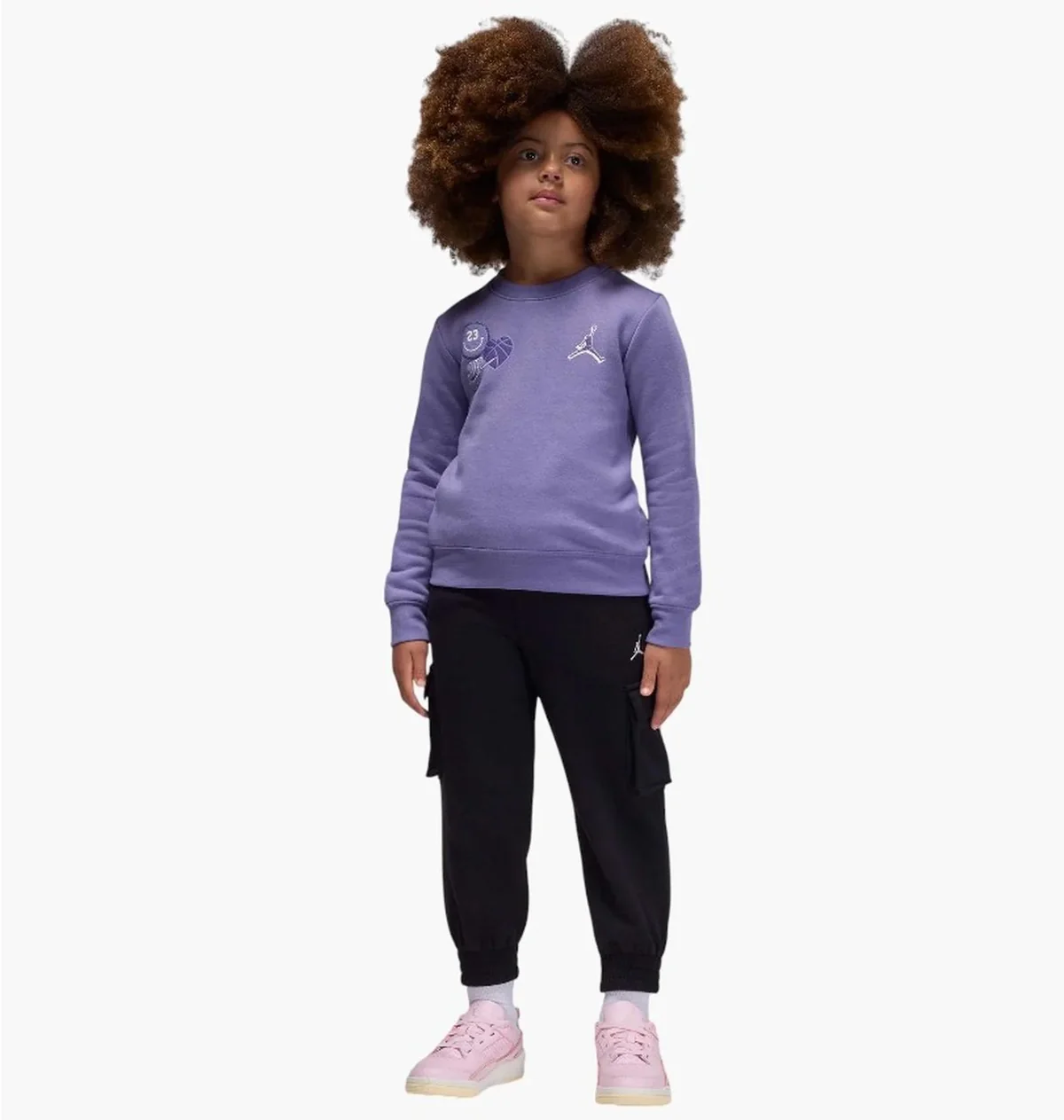 Спортивний костюм дитячий Jordan Sweat Sets Violet/Black (35F206-023)