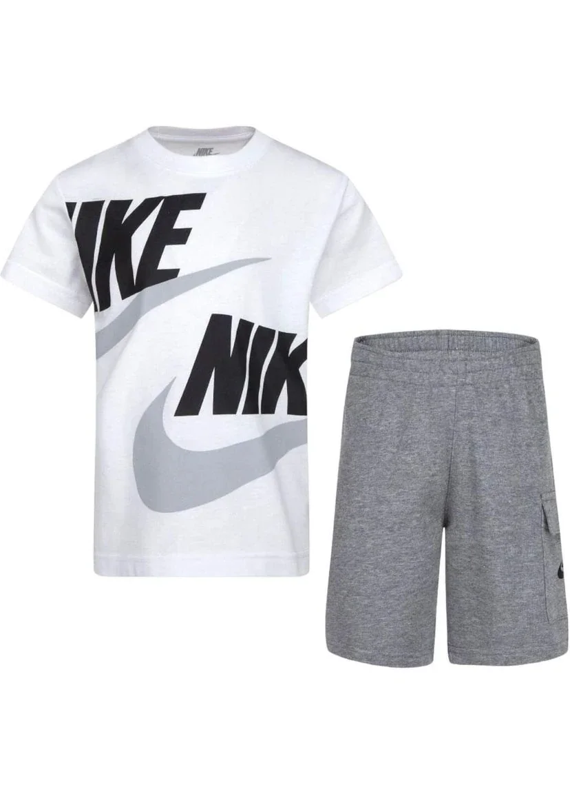 Спортивний костюм дитячий Nike 2-Piece Cargo Shorts Set Pre-School (86J213-GEH)