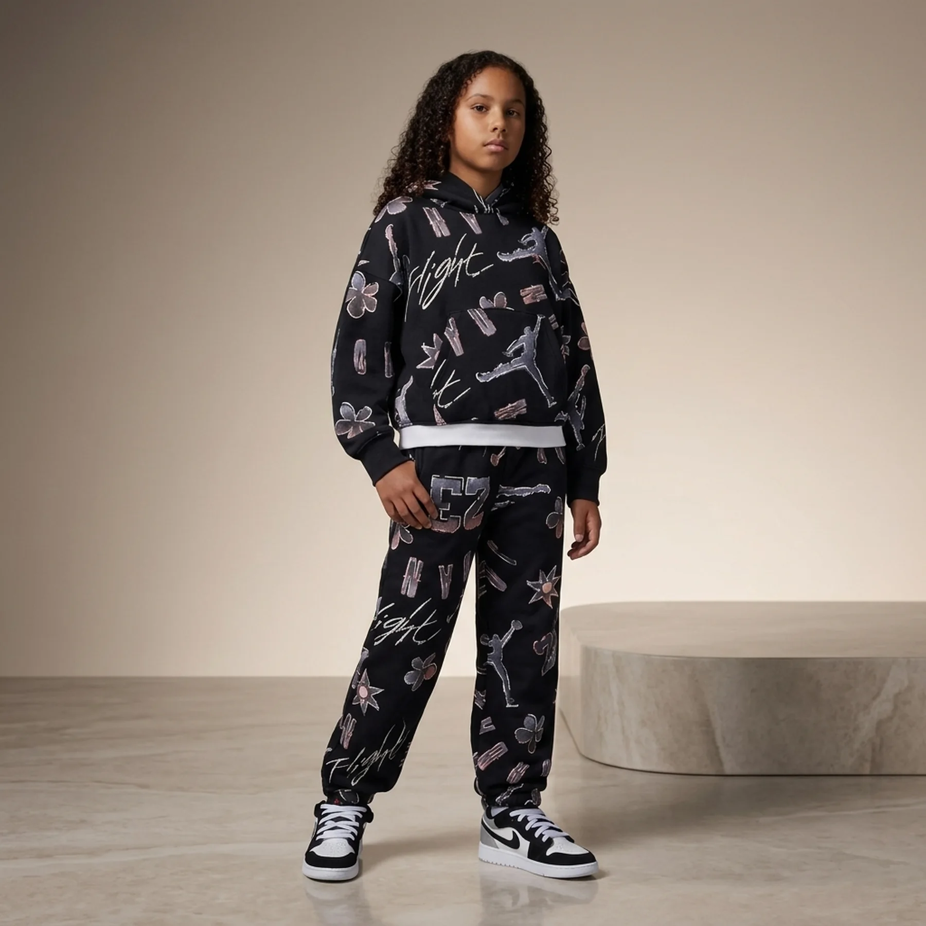 Спортивний костюм дитячий Nike 23 Throwback Black (45F264-023__45F265-023)