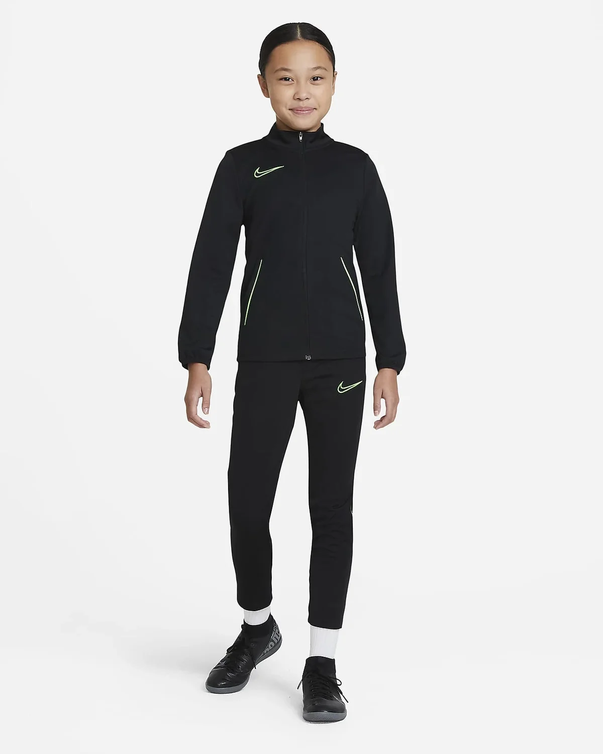 Спортивний костюм дитячий Nike Academy 21 Knit Tracksuit Black (CW6133-013)