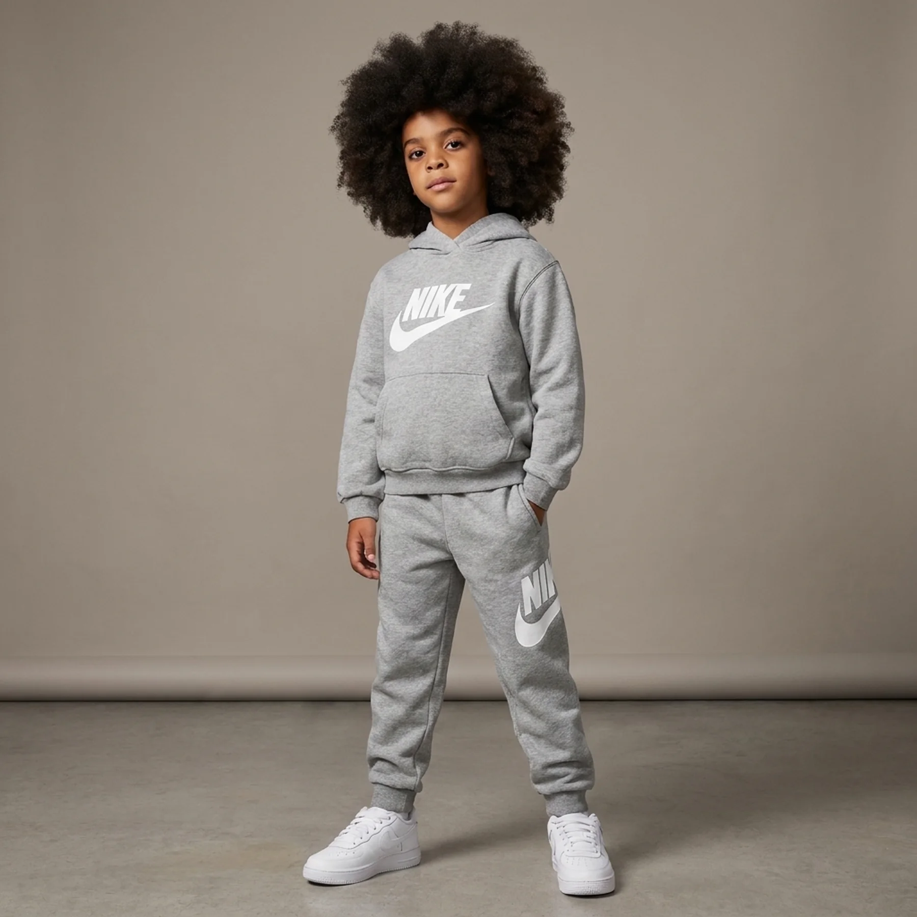 Спортивний костюм дитячий Nike Club Fleece Grey (86L135-042)