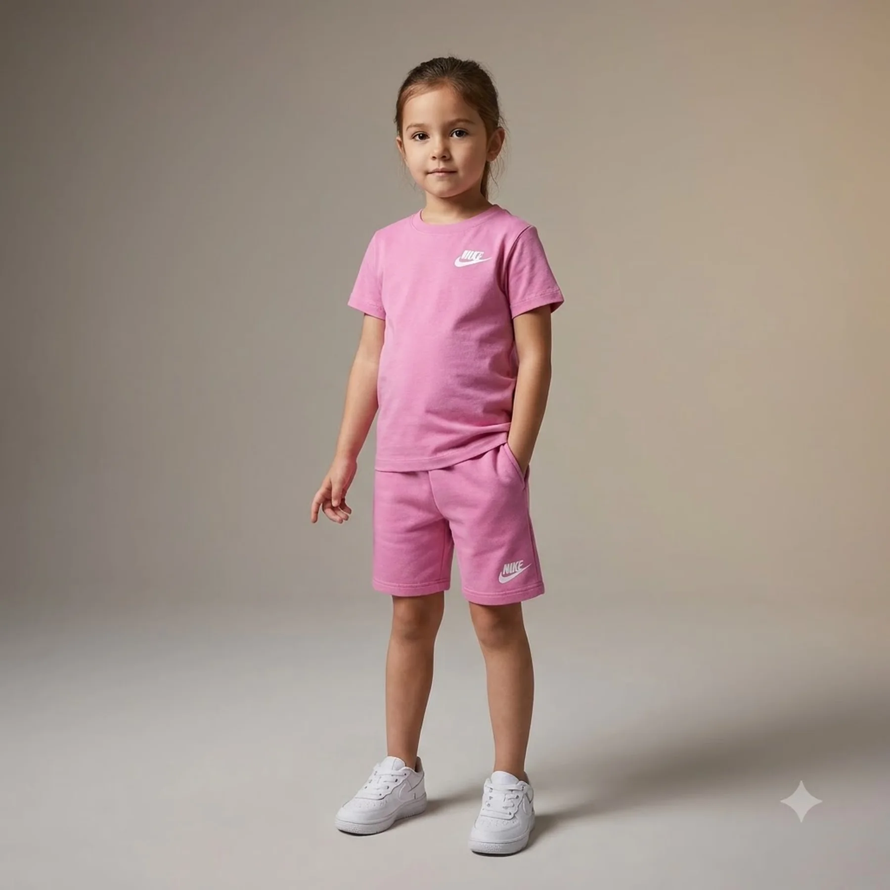 Спортивний костюм дитячий Nike Club Little Pink (36M143-ACG)