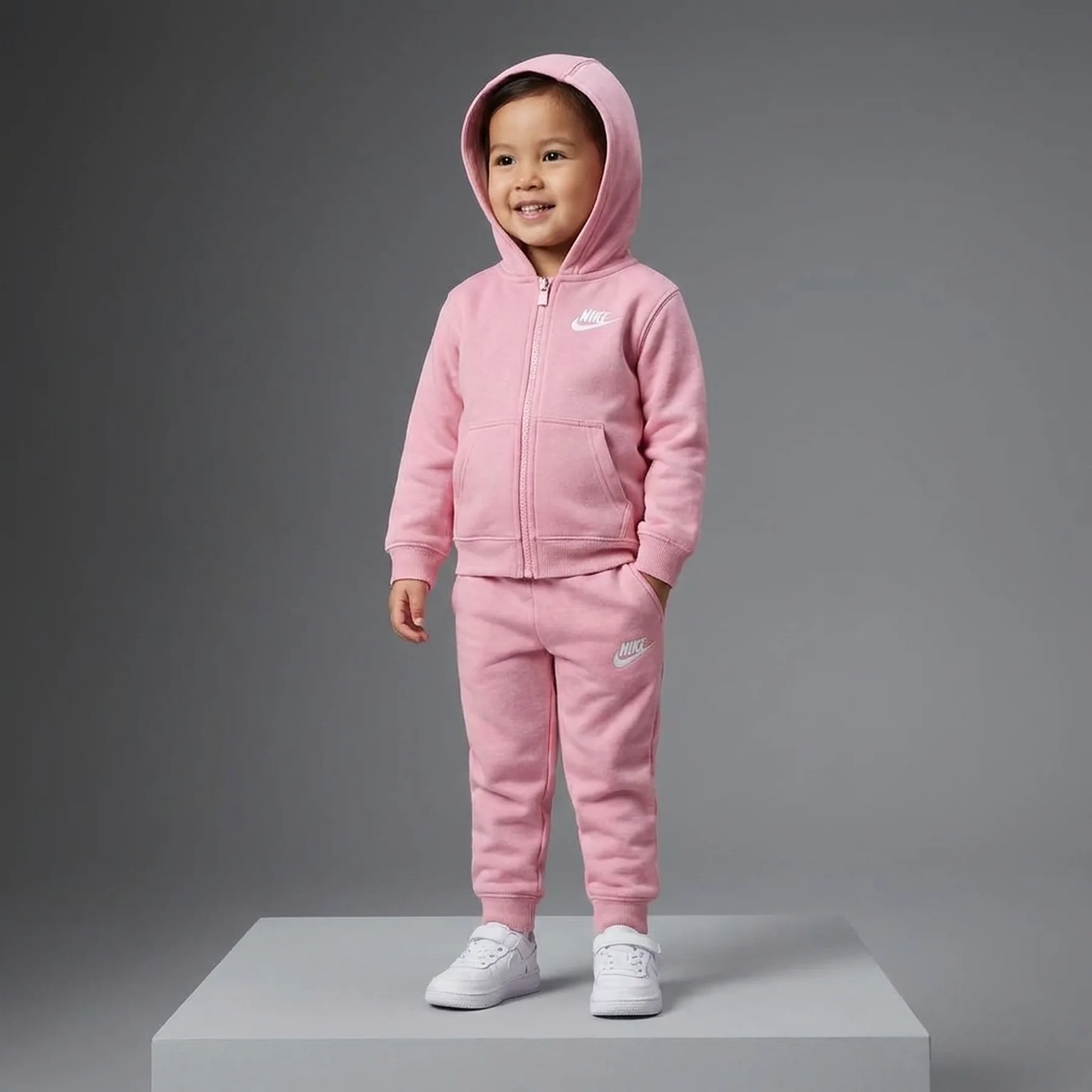 Спортивний костюм дитячий Nike Dres Club Pink (36M485-A0W)
