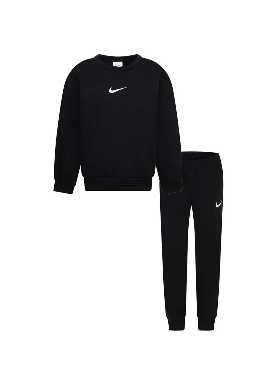 Спортивний костюм дитячий Nike Essential Fleece Crew Black (86M188-023)