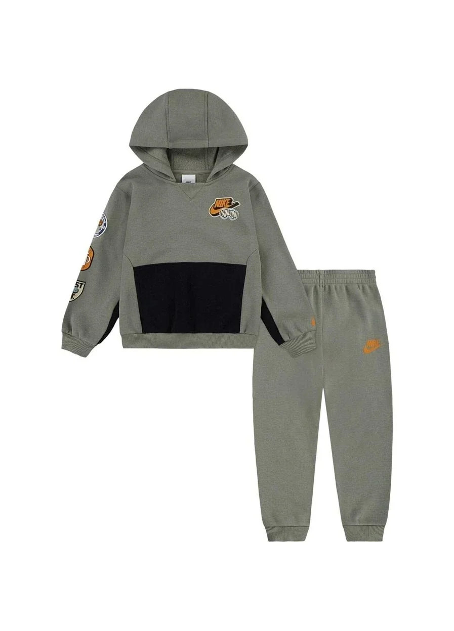 Спортивний костюм дитячий Nike Fleece Pullover Set Olive (86N496-E1S)